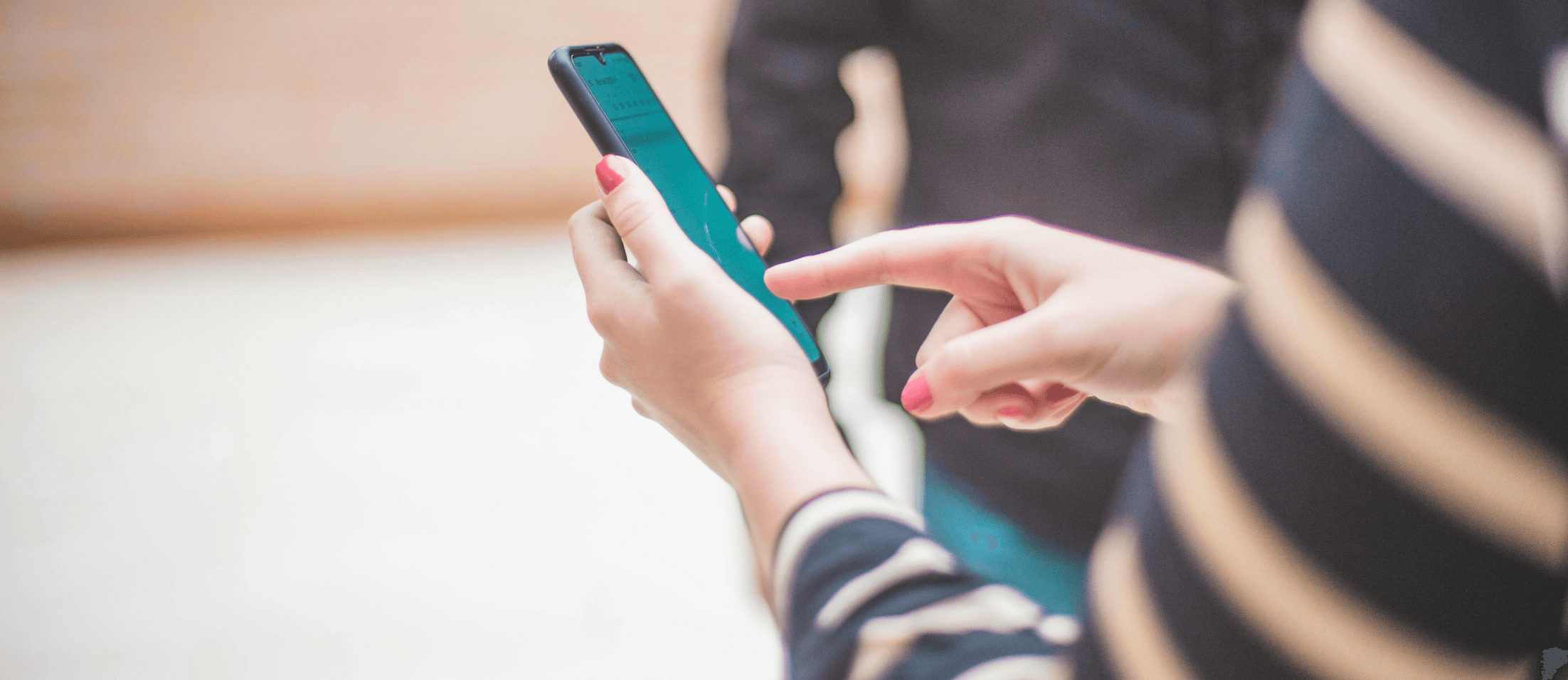 Security shield on phone