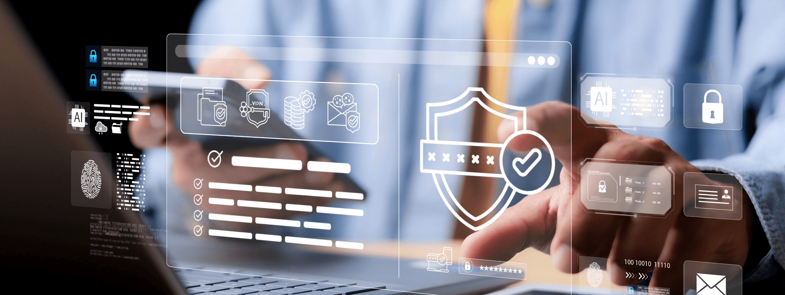 Phone with magnifying glass