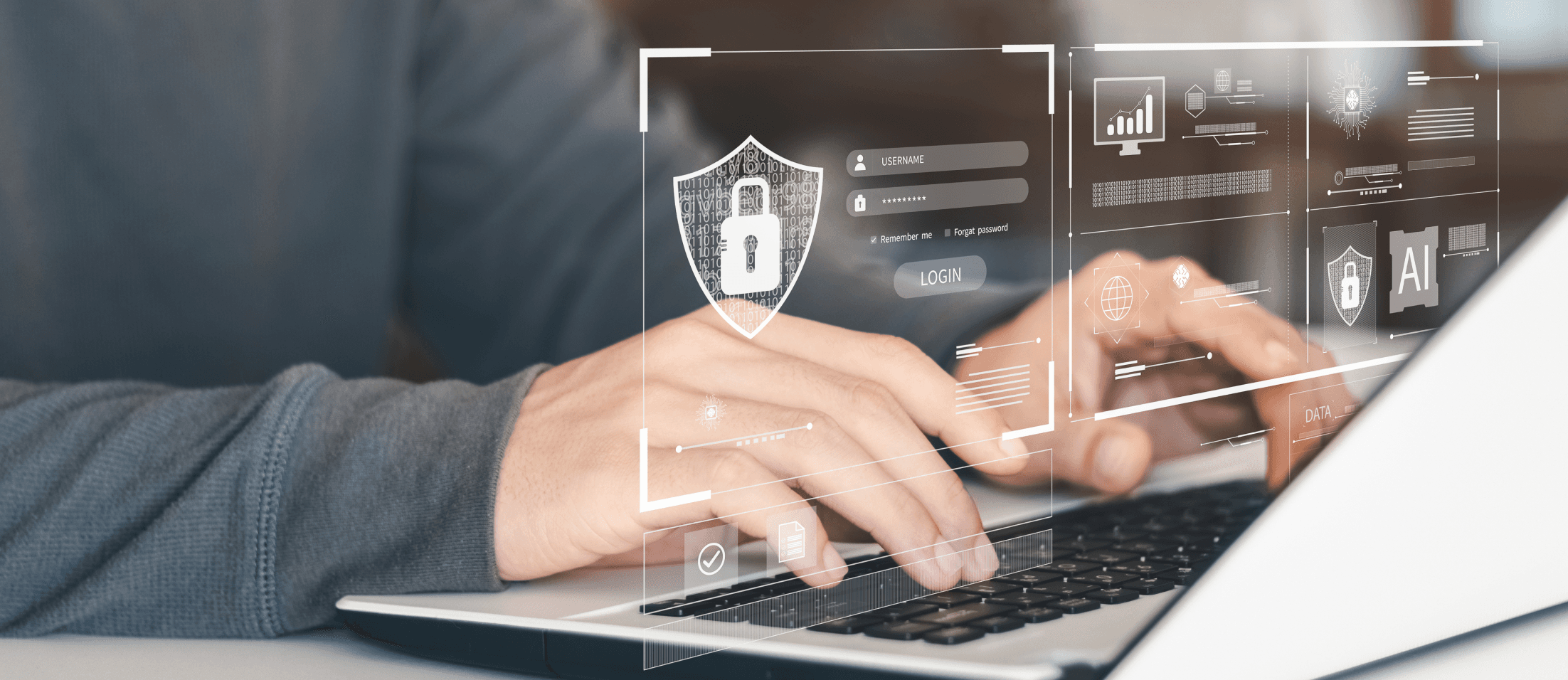 Security shield on phone