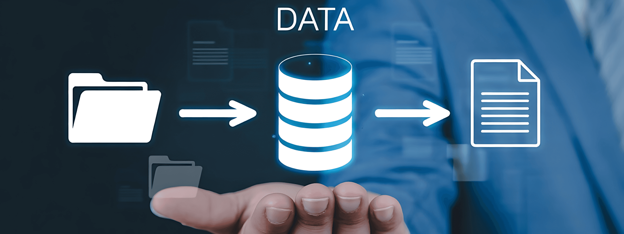 Phone with magnifying glass