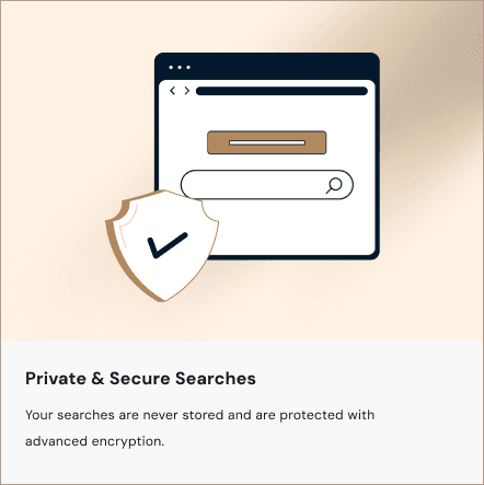 Private and secure searches