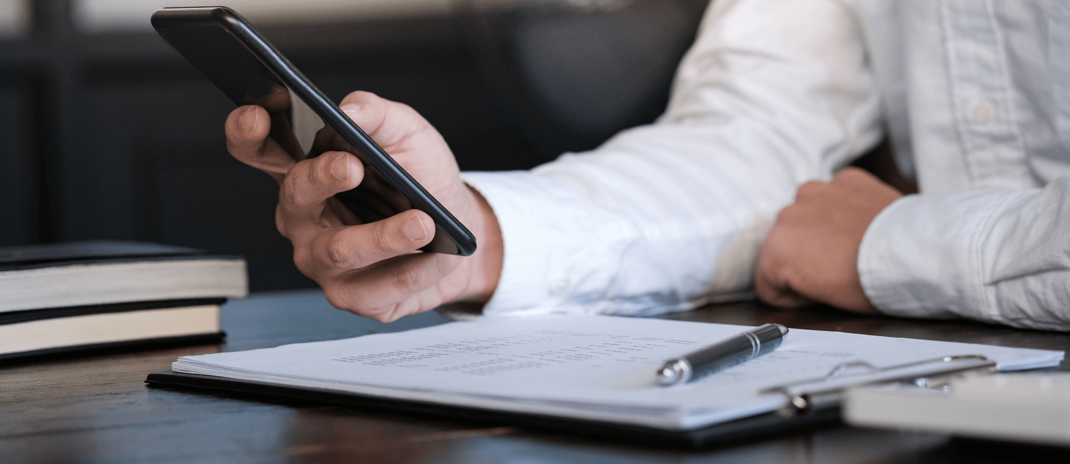 Security shield on phone